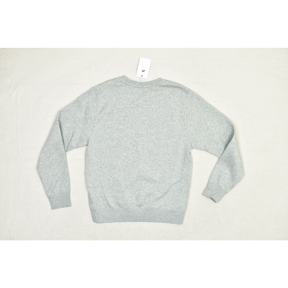 NEW Nike Sportswear Fleece Grey Heather Crewneck Sweatshirt Size S BV2662-063 - Picture 6 of 8